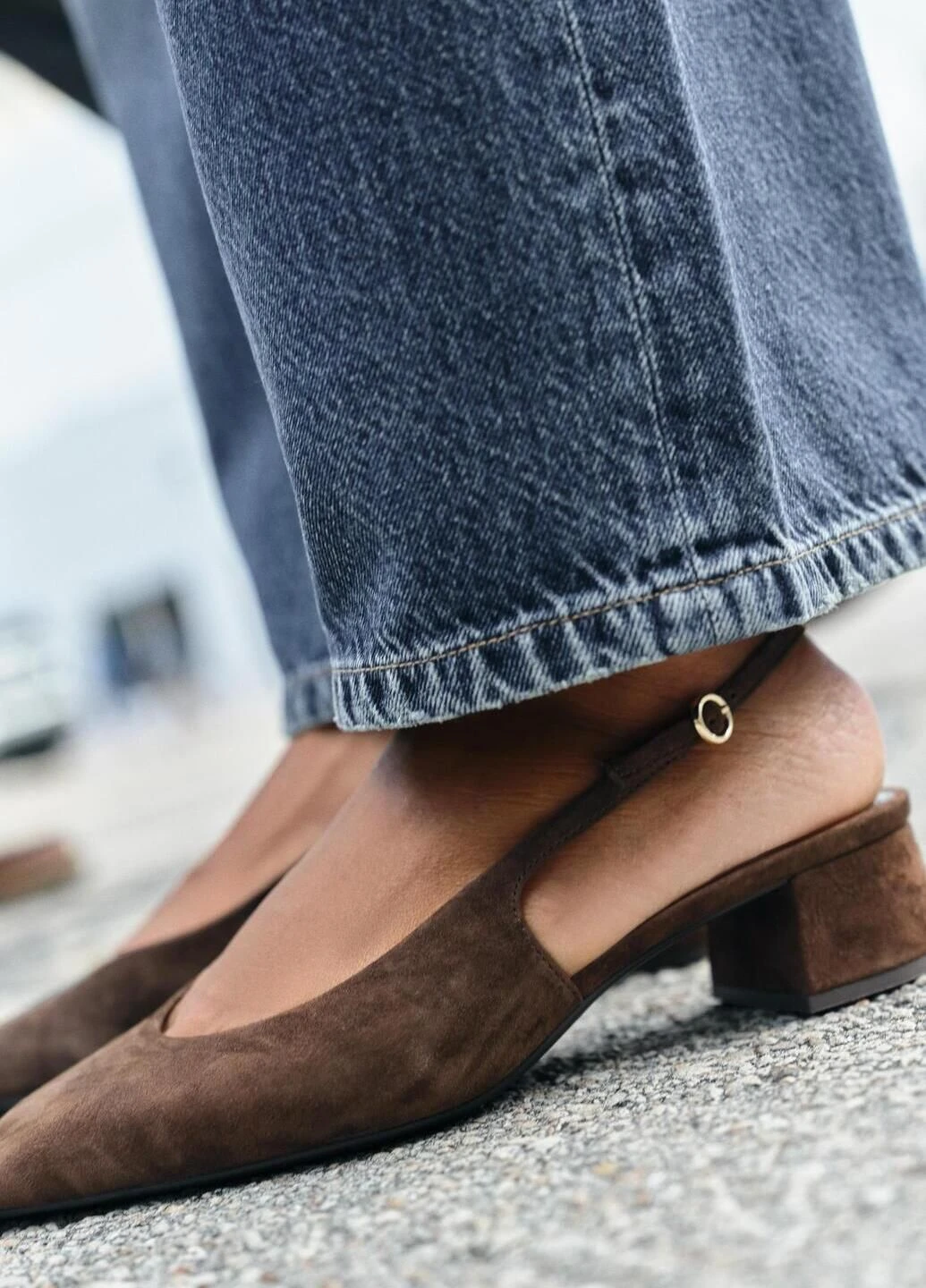 Zara Туфлі коричневий з натуральна шкіра, іспанія — демісезон (381606091)