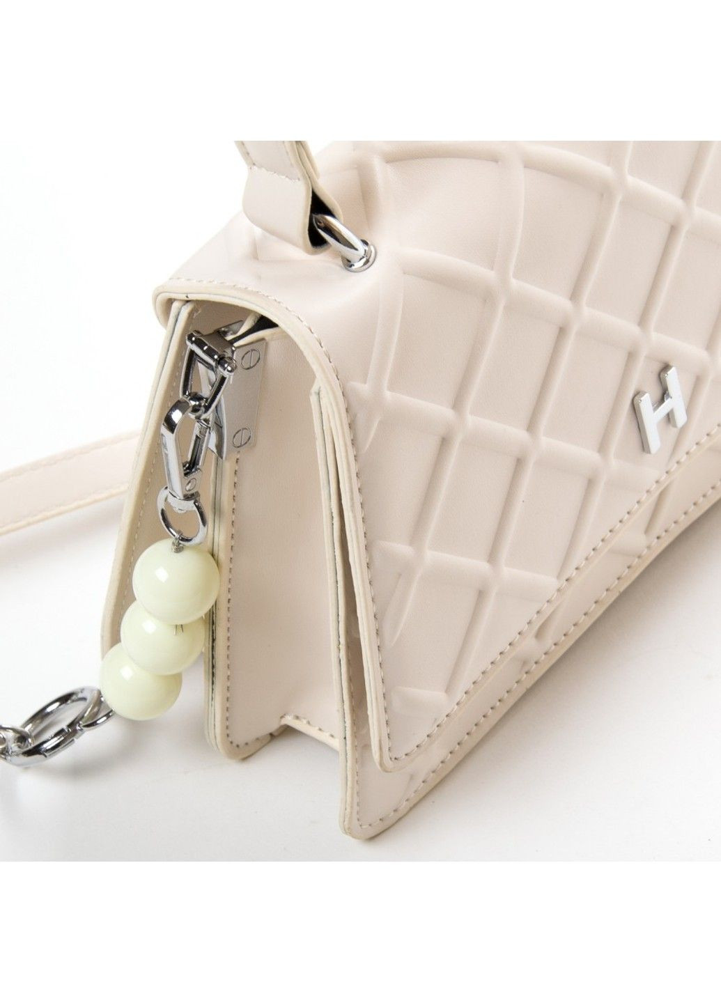 Жіноча сумочка зі шкірозамінника 22 8901 beige Fashion (323581281)