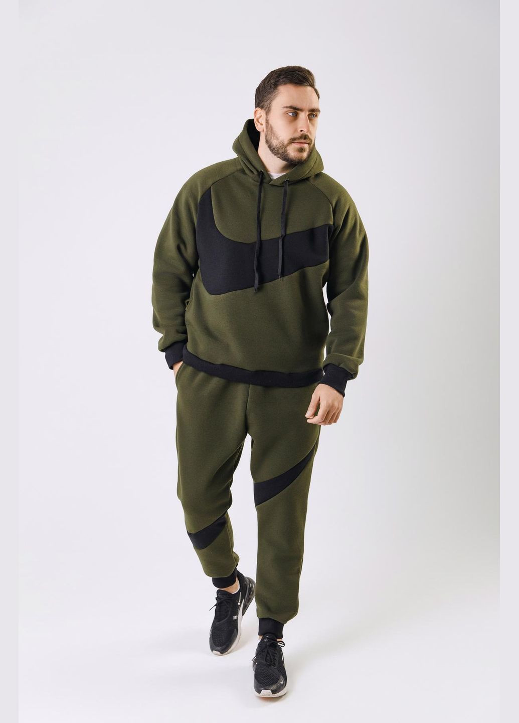 Зимовий спортивний костюм з лого на флісі Vakko (301925904)