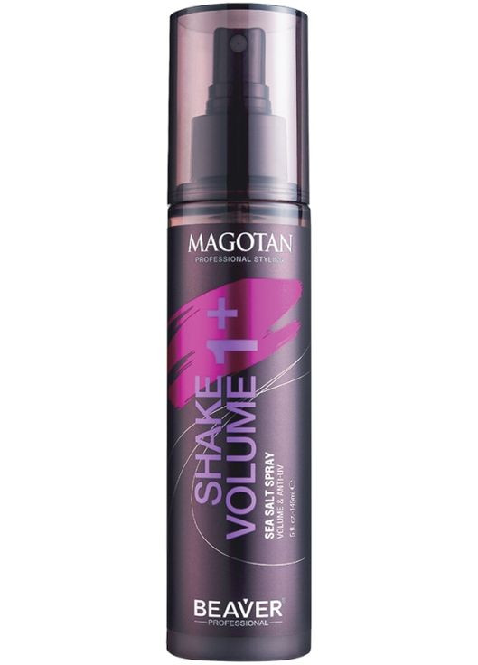 Солевой спрей для волос Magotan Shake Volume Sea Salt Spray 145ml (711351-100103) Beaver Professional (368647479)