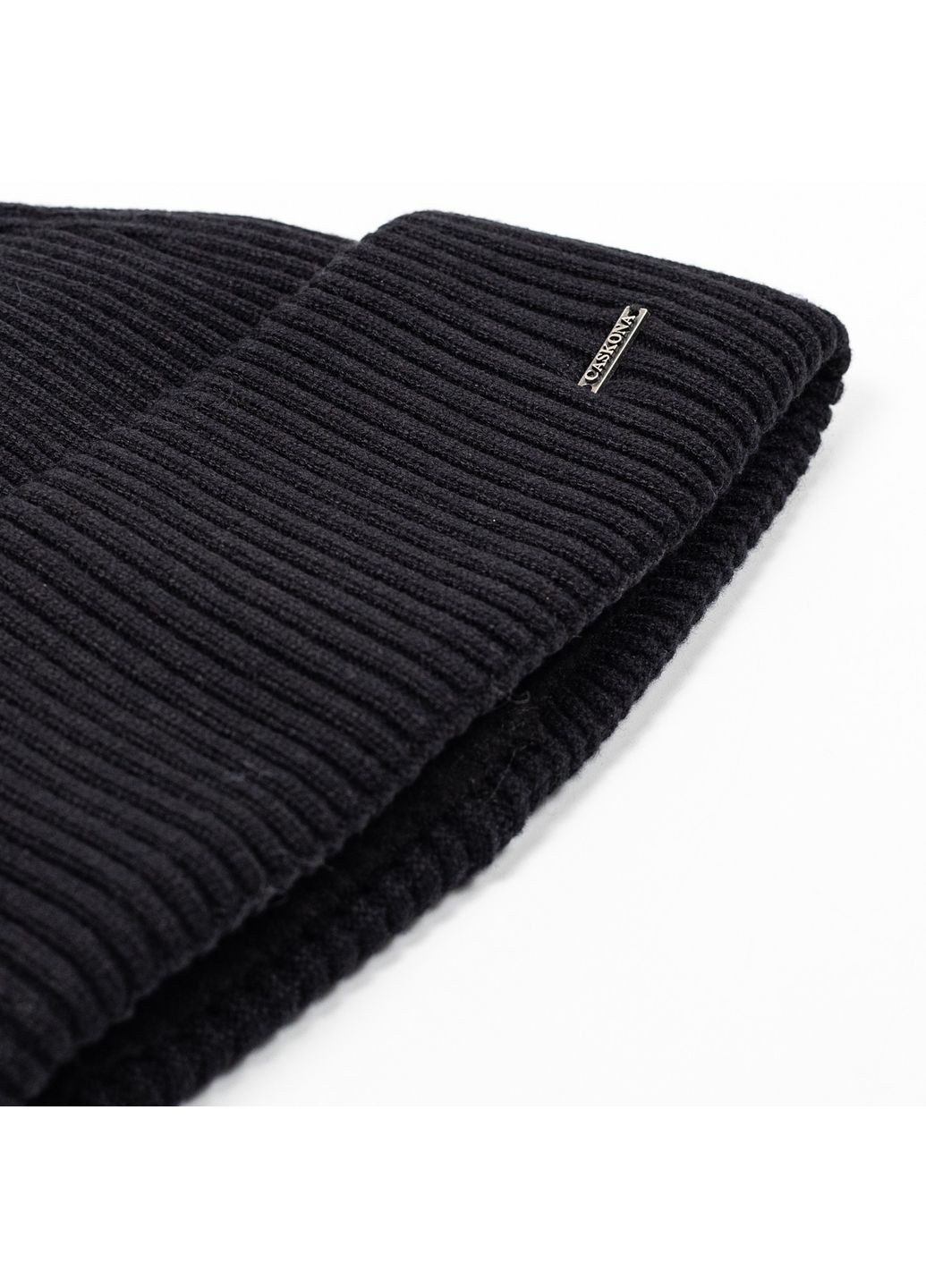 Шапка по голові чоловіча бавовна чорна ЧАРЛІ 614-741 LuckyLOOK 614-741М (322790370)