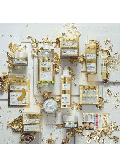 Eveline Cosmetics Крем для обличчя Крем сироватка 60+ 50мл. Омолоджуючий GOLD LIFT EXPERT 1951 — Крем, Польща (340110451)