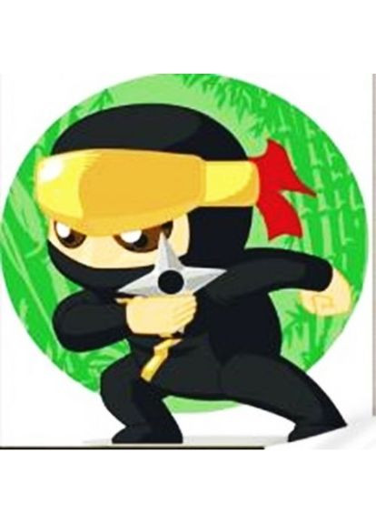 Картина по номерам "Ниндзя" 30х30 см Strateg (361415725)