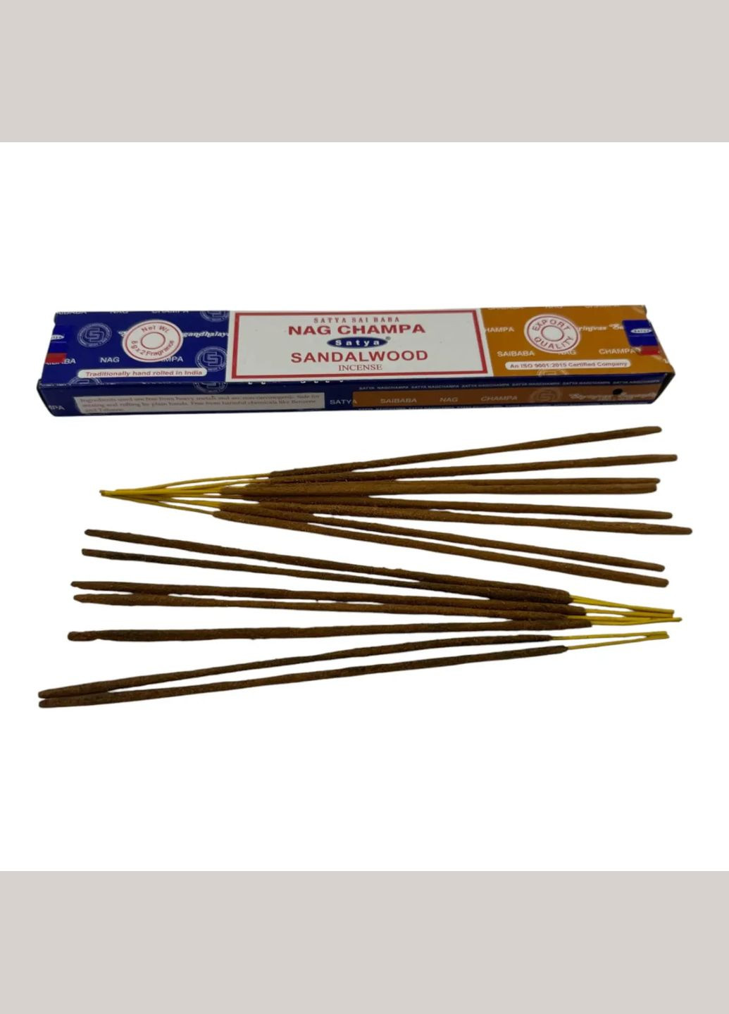 Аромапалочки ( ) масала благовония (15 гр) Nag Champa Sandalwood Satya (329203354)