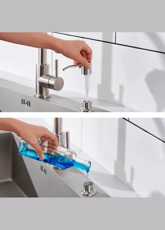 Кухонная мойка из нержавеющей стали SS304 DS508781LNB 780*430*220 Left (Nano Black) Dusel (316720405)