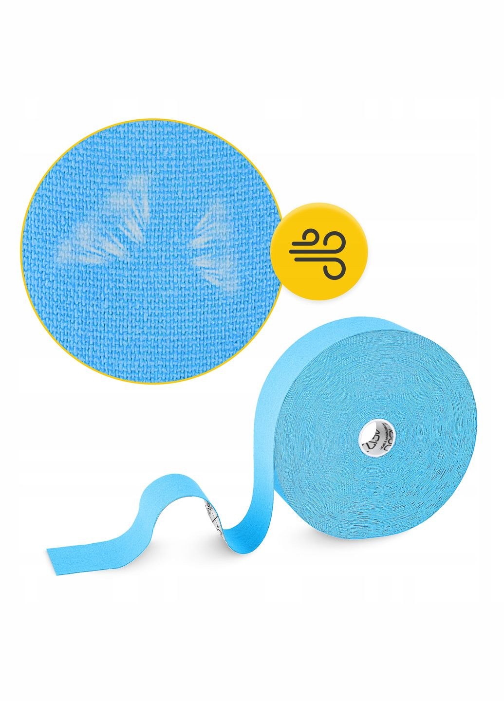 Лента кинезиологическая (кинезио тейп) 5 см x 31 м Sky Blue (P-5905973405546) 4FIZJO (345707421)