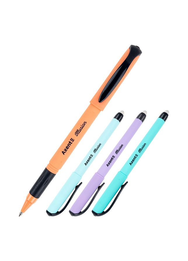 Ручка гелевая «пиши-стирай» цвет разноцветный ЦБ-00246830 Axent (295272721)