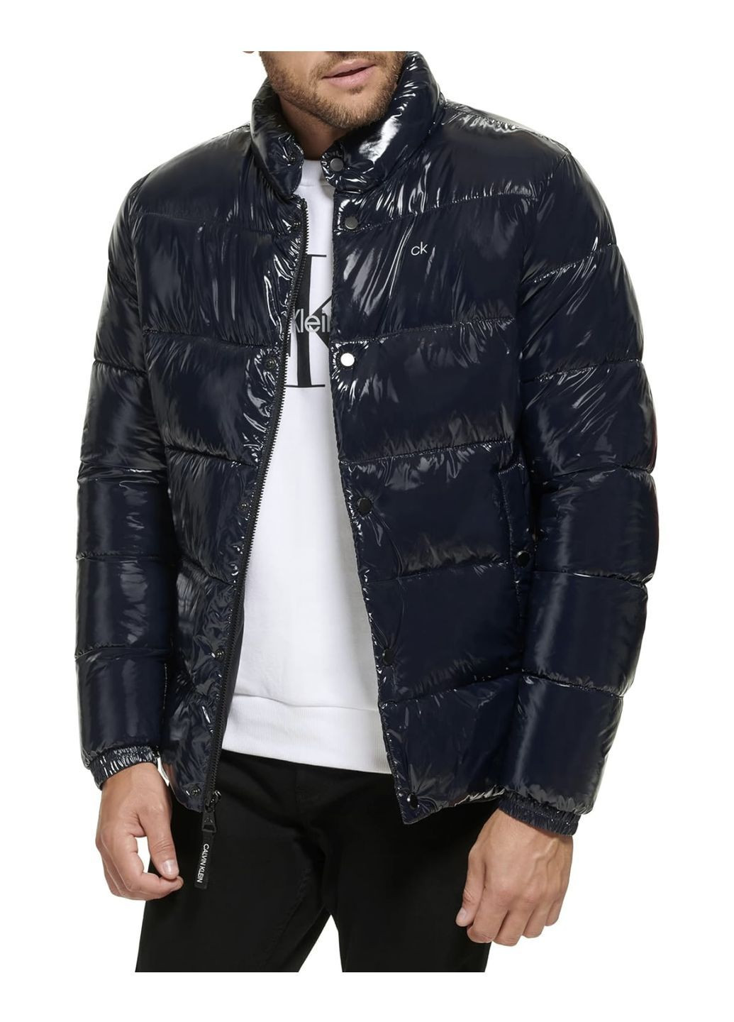 Темно-синій демісезонний Пуховик Calvin Klein