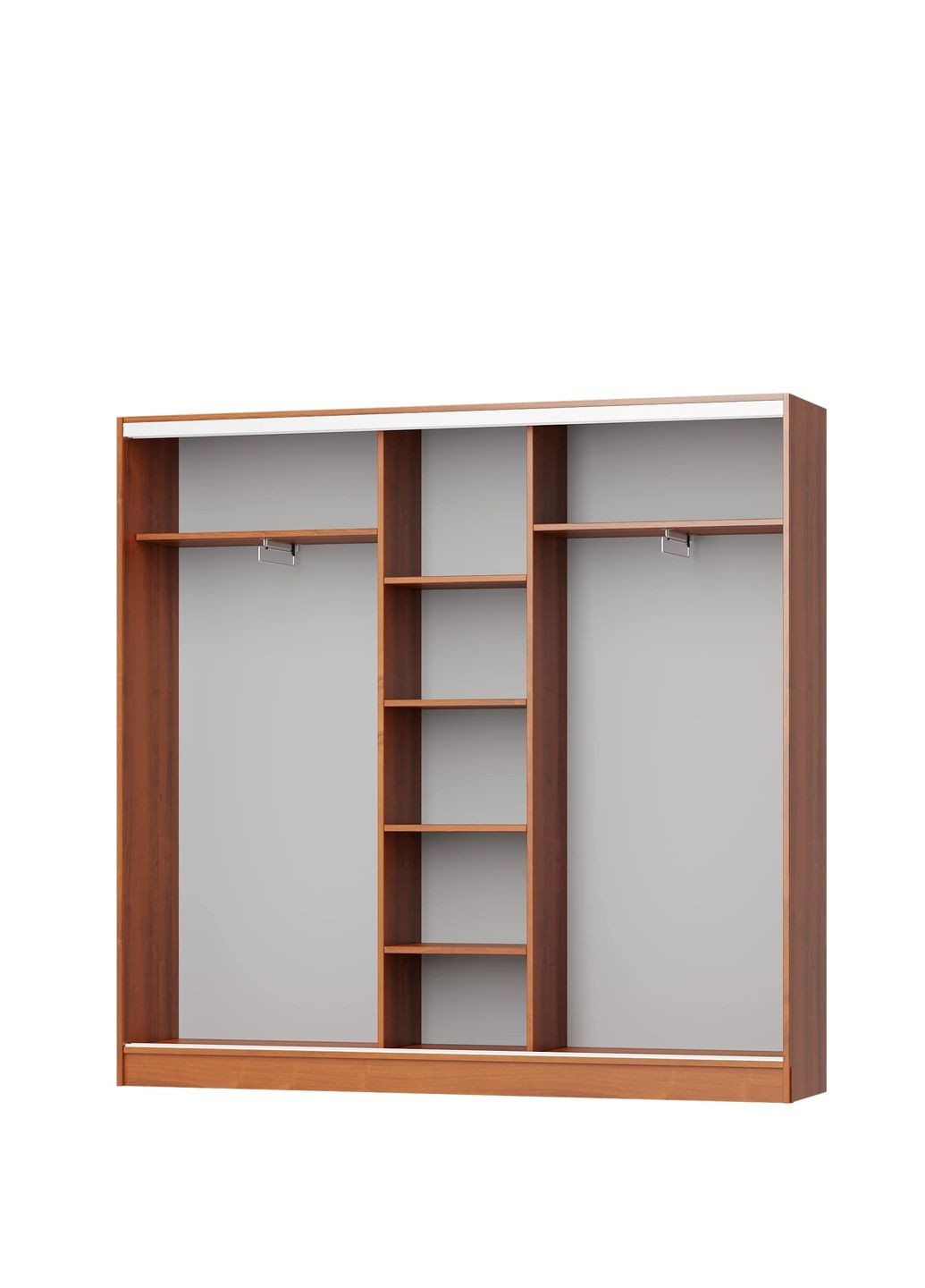 Шафа-купе тридверна Стандарт AL 3 Дзеркала 200x45x210 см (MBS-4237) MebelStar (346489915)