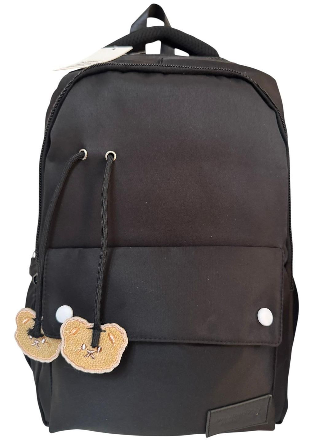 Рюкзак школьный с тремя отделениями 8806 черный No Brand (369365248)