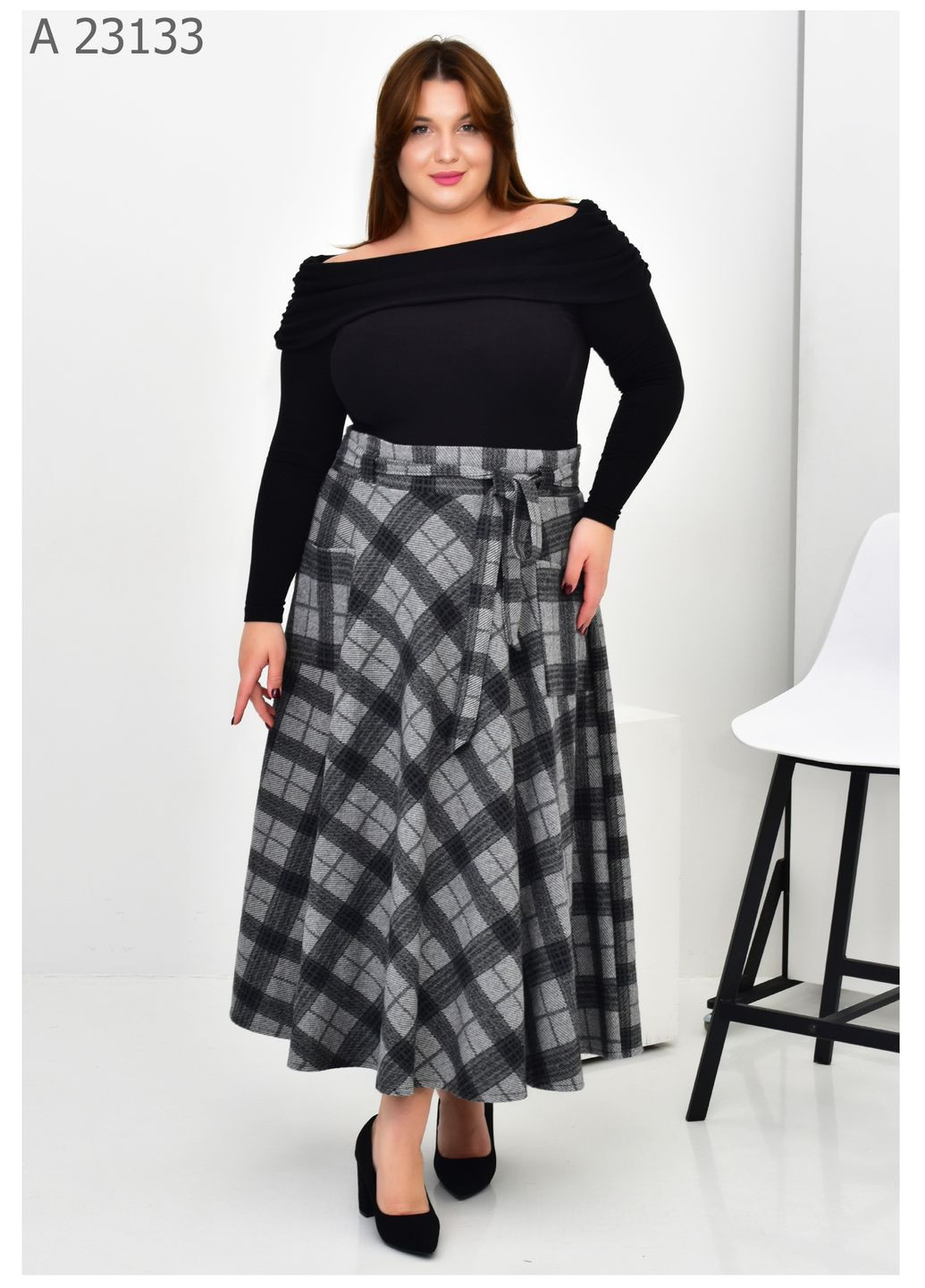 Спідниця жіноча великого розміру SK (316457614)