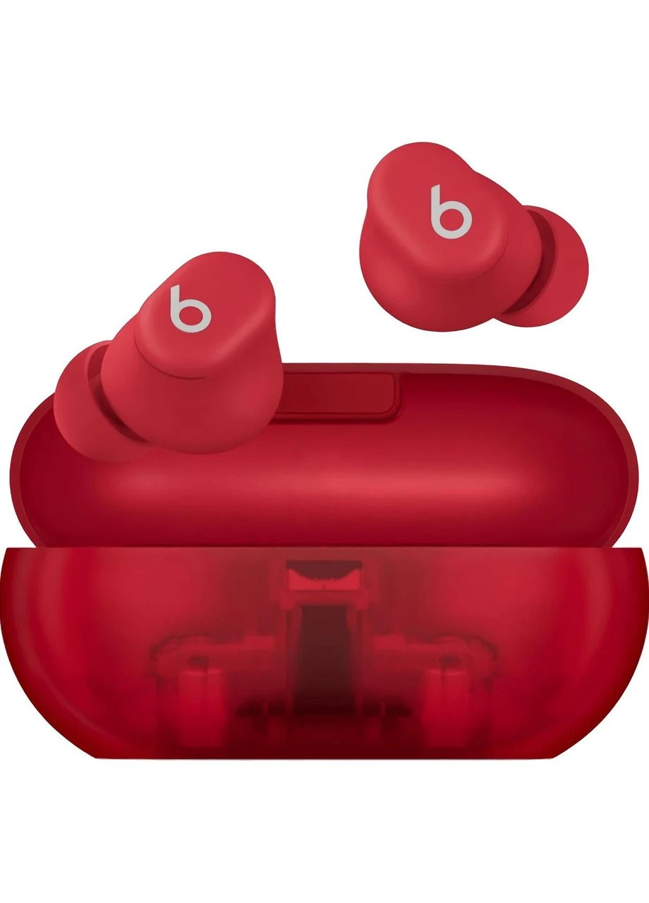 Бездротові навушники Dr. Dre Solo Buds Transparent Red (MUW03) BEATS (401995639)