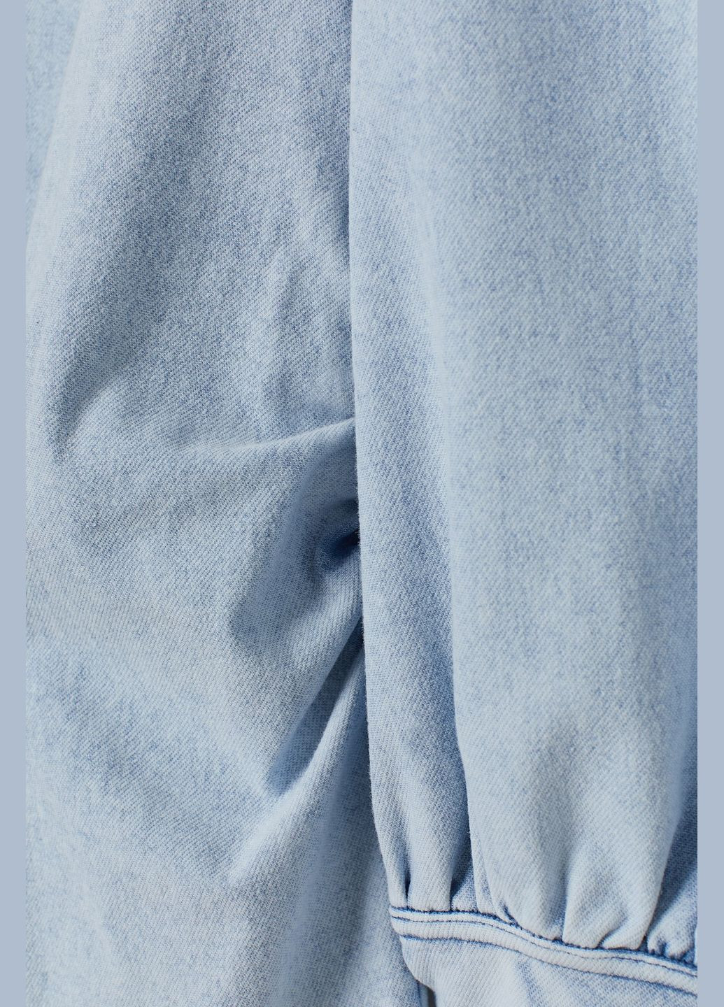 Голубое платье для беременных H&M однотонное