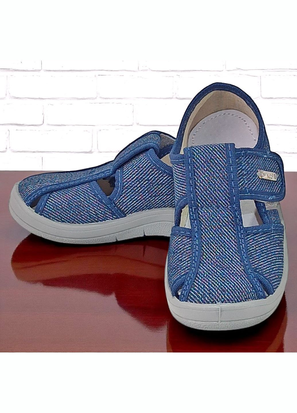 Ортопедичні тапочки капчики на липучці для хлопчика Валді Waldi (336147362)