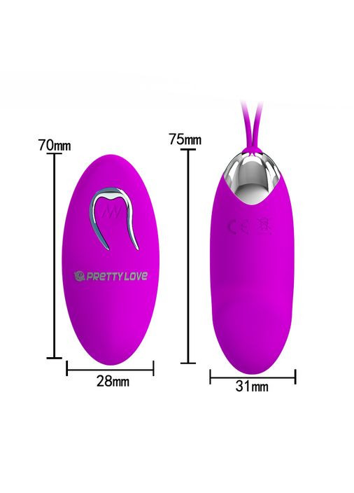 Виброейте - Pretty Love Julia Vibrating Egg Purple Drive LyBaile (322535950)