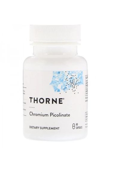 Хром пиколинат, Chromium Picolinate,, 60 капсул (THR25502) Thorne Research (266038998)