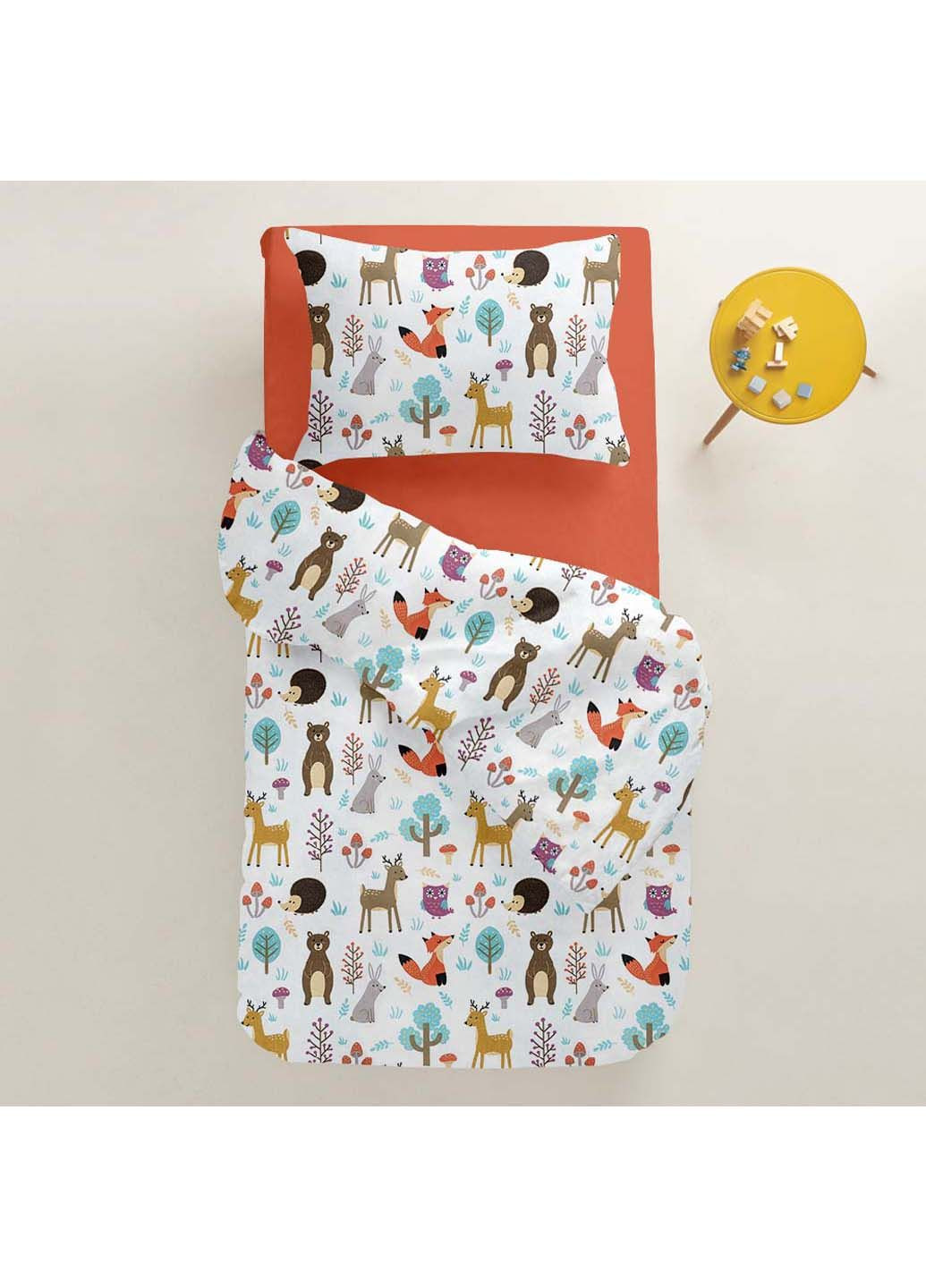 Дитяча постільна білизна Colorful Animals CS2 110х140 см Cosas (307387741)