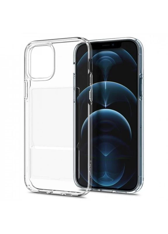 Чохол-накладка Crystal Slot для Apple iPhone 12/12 Pro Crystal Clear (ACS02576) Spigen (370618529)