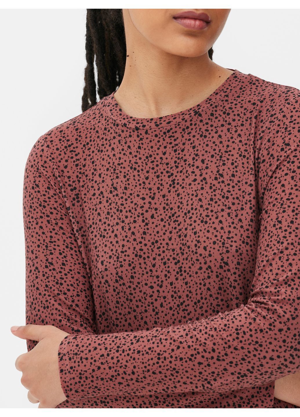 Теракотова сукня максі демісезон,теракотовий в візерунки, Primark