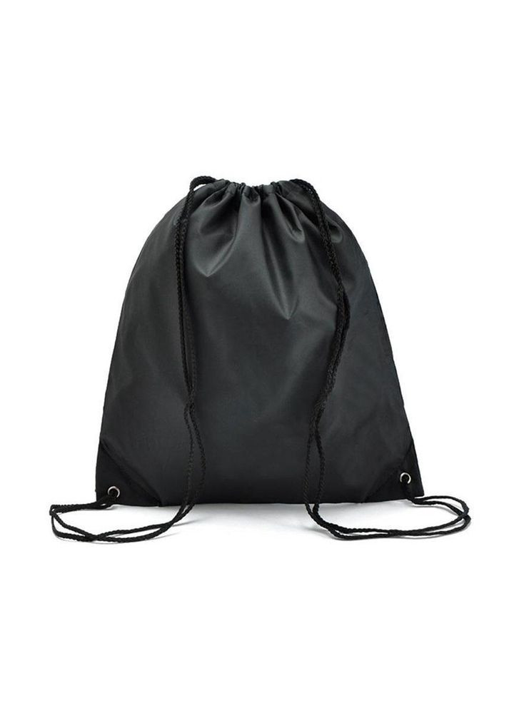 Сумка-рюкзак на шнурках-затяжках чорного кольору 34*39 см (OK0093_1) No Brand (325700061)