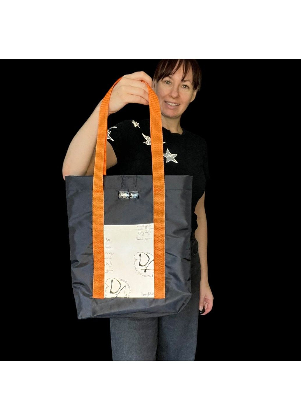 Сумка шопер со светоотражающими карманами Svitashka Оксфорд No Brand (311300788)