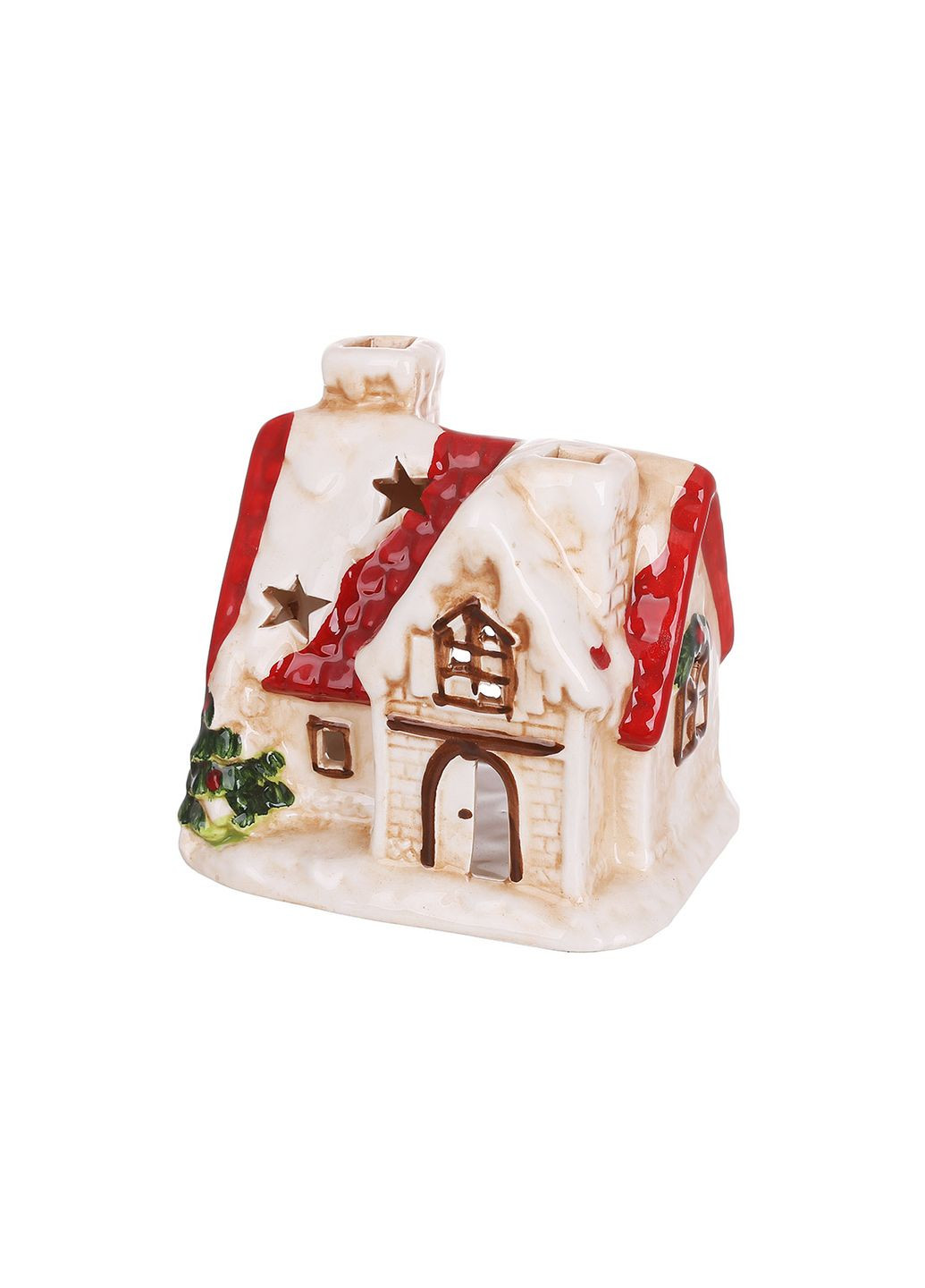 Подсвечник керамический Домик, 10*8*10см No Brand (340056285)