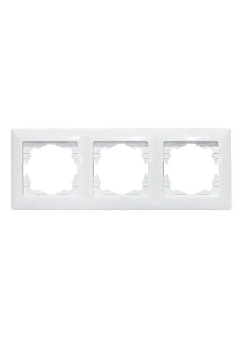 Рамка 3-на біла TINA Horoz Electric (346088423)