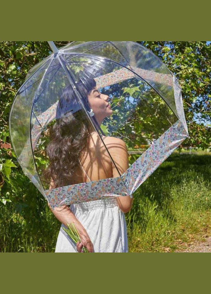 Комбинированный зонтиккатростина женская l042 birdcage-2 wedding floral border l042-039700 Fulton (316612795)