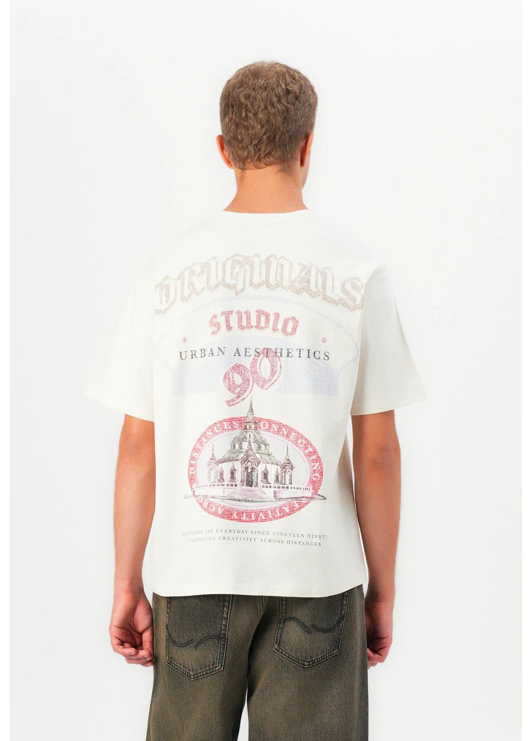 Молочная летняя футболка jack&jones 152см(12р) Jack & Jones