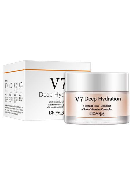 Bioaqua Крем для вирівнювання тону обличчя з вітамінами V7 Deep Hydration Cream, 50 г — Крем, Китай (317169507)