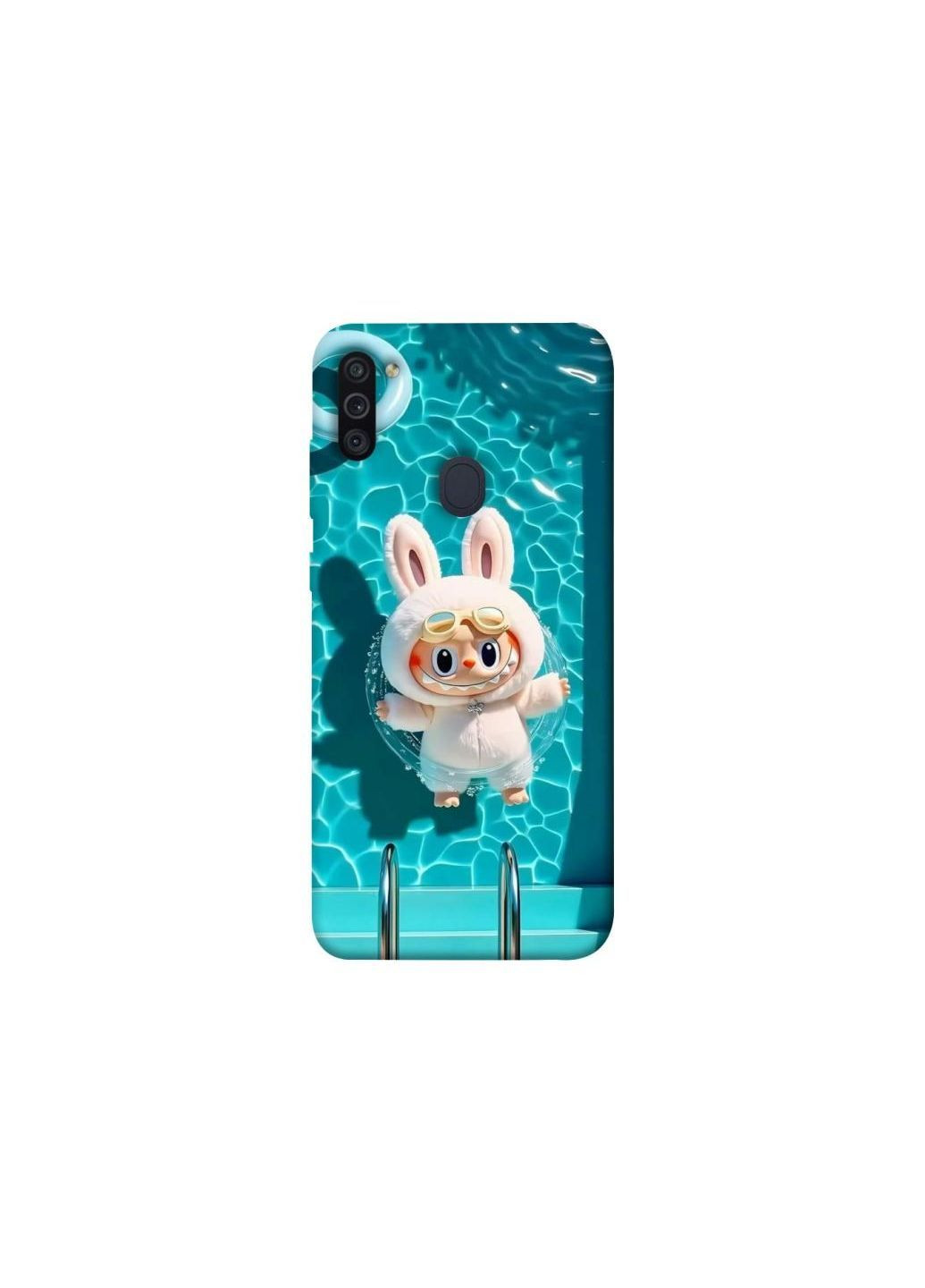Чехол на Samsung Galaxy M11 Labubu in the pool ver.2 Frontalka (365834191)