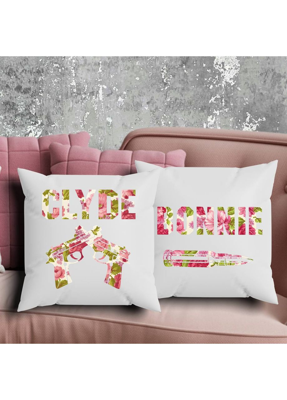 Парные подушки с принтом - Clyde\Bonnie! Hand Made (368832034)