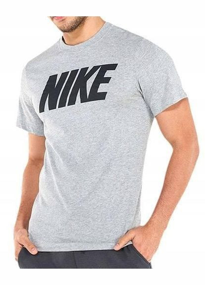 Серая футболка мужская, серая, размер 46-48 (м46) Nike