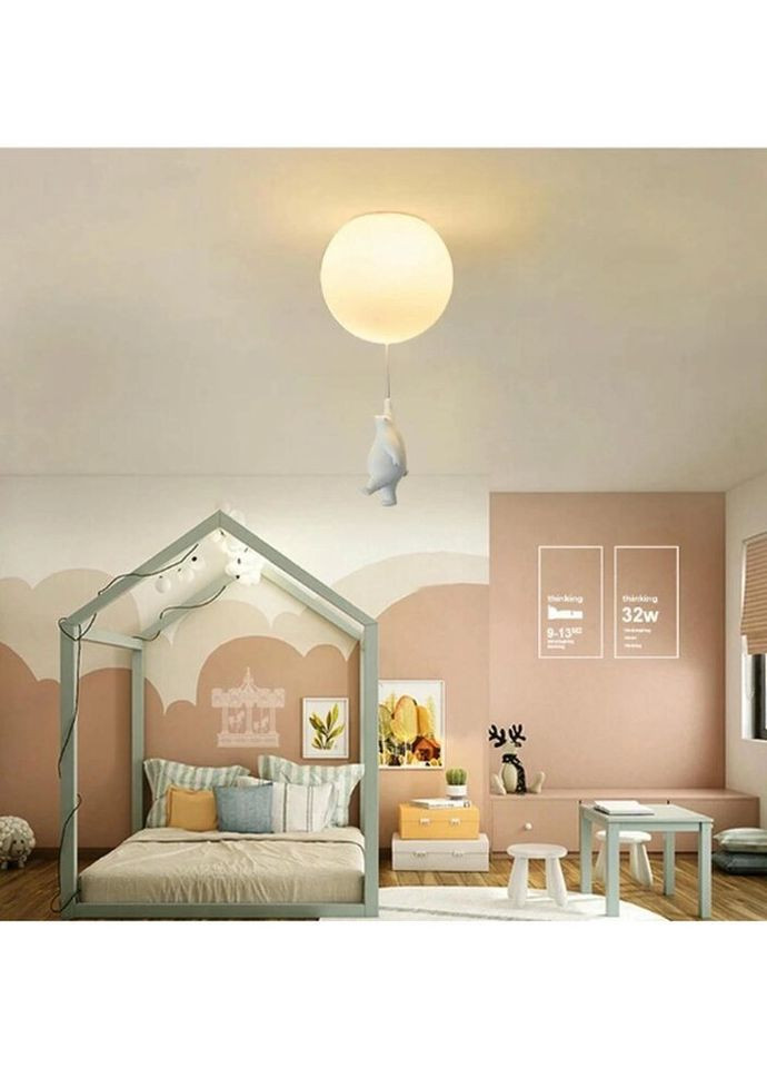 Люстра стельова на 1 лампочку 26812 Білий 75х40х40 см. Sunnysky (324396692)