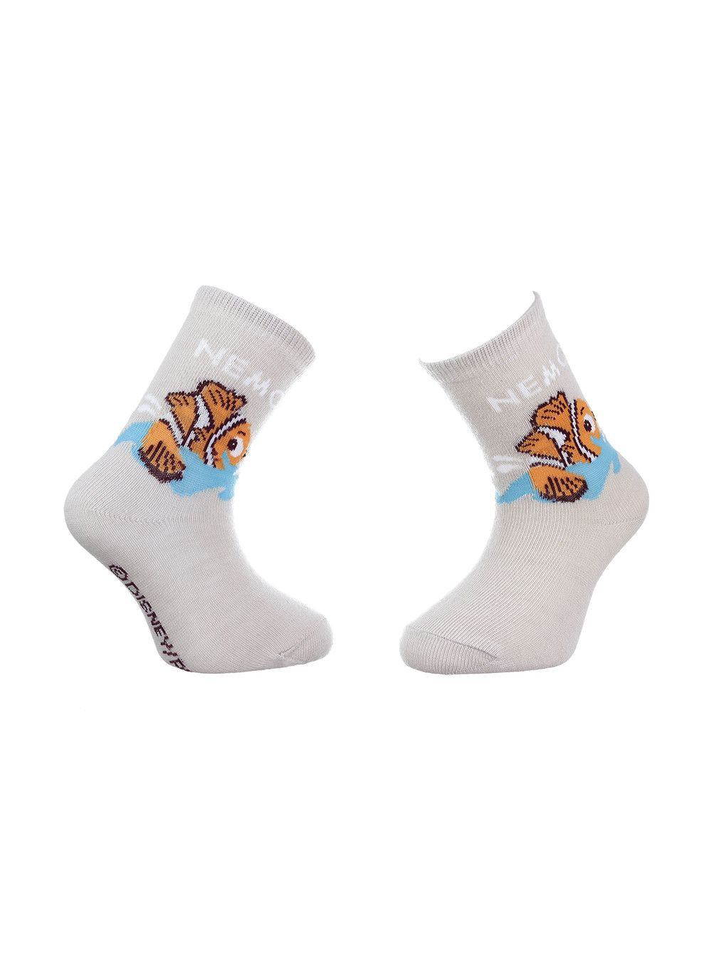 Шкарпетки Nemo-Baby Boy Nemo Writing light gray Disney (333962109)