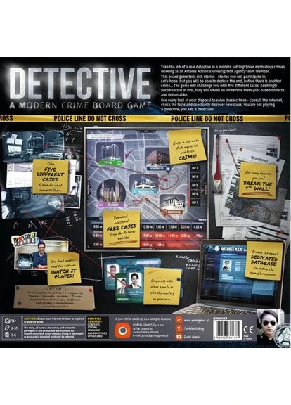 Настільна гра Детектив: Гра Про Сучасне Розслідування ( Detective: A Modern Crime Board Game) (англ) ( ) Portal Games POP00376 (371657450)