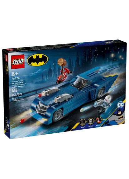 Конструктор Batman Бэтмен на бэтмобиле против Харли Квинн и Мистера Фриза (76274) Lego Batman Бетмен на бетмобілі проти Харлі Квін і Міст (366735079)