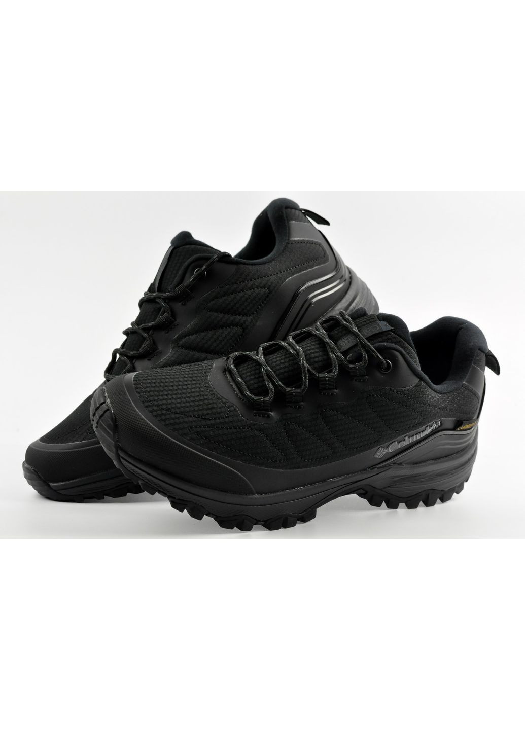 Чорні Осінні чоловічі термо кросівки No Brand