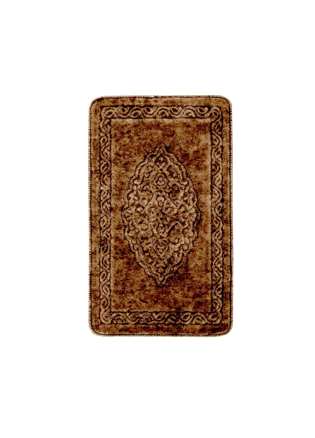 Килимок у ванну Damaks AR-A107217-Brown 120х70 см коричневий Arya (361024017)