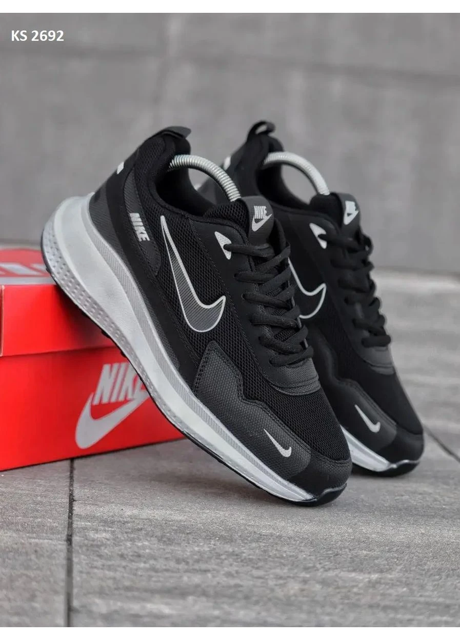 КРОСІВКИ ЖІНОЧІ NIKE BLACK НАЙК ЧОРНІ No Brand чорні демісезони (392002673)