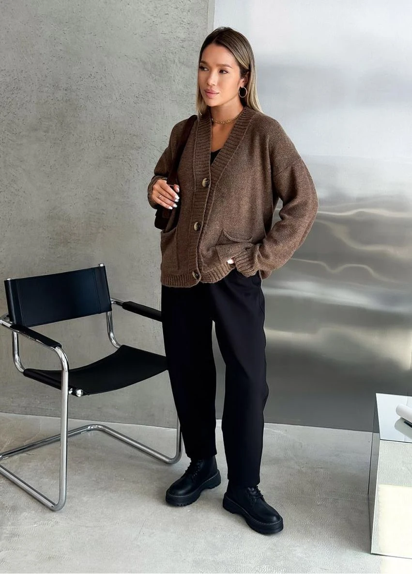 Кардиган в'язаний жіночий Casual Wool Art Knit (387029897)