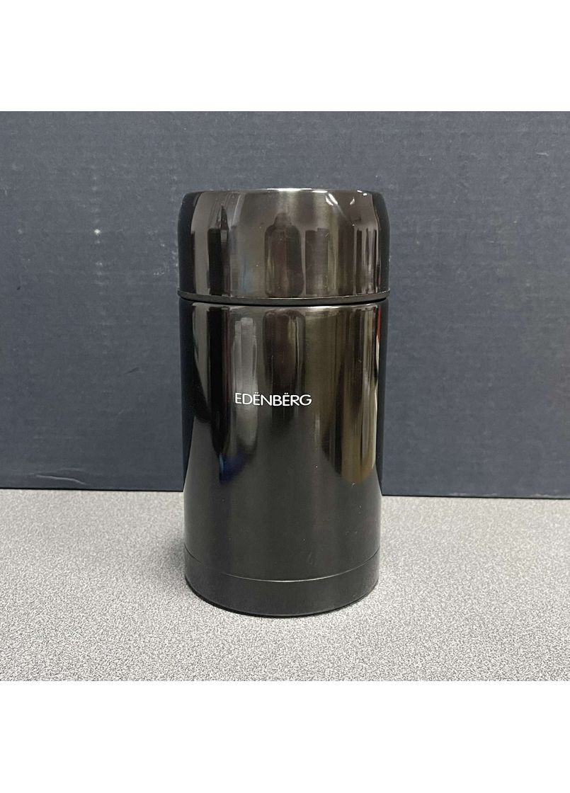 Термос пищевой 90127 800 мл черный (уценка) Edenberg (360643034)