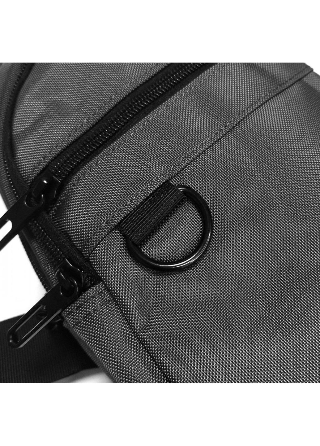 Чоловіча сумка-слінг 82076 gray Lanpad (306373141)