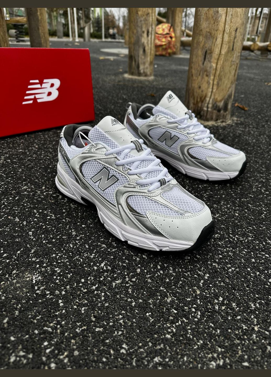 Білі Зимовий стильні кросівки з хутром No Brand