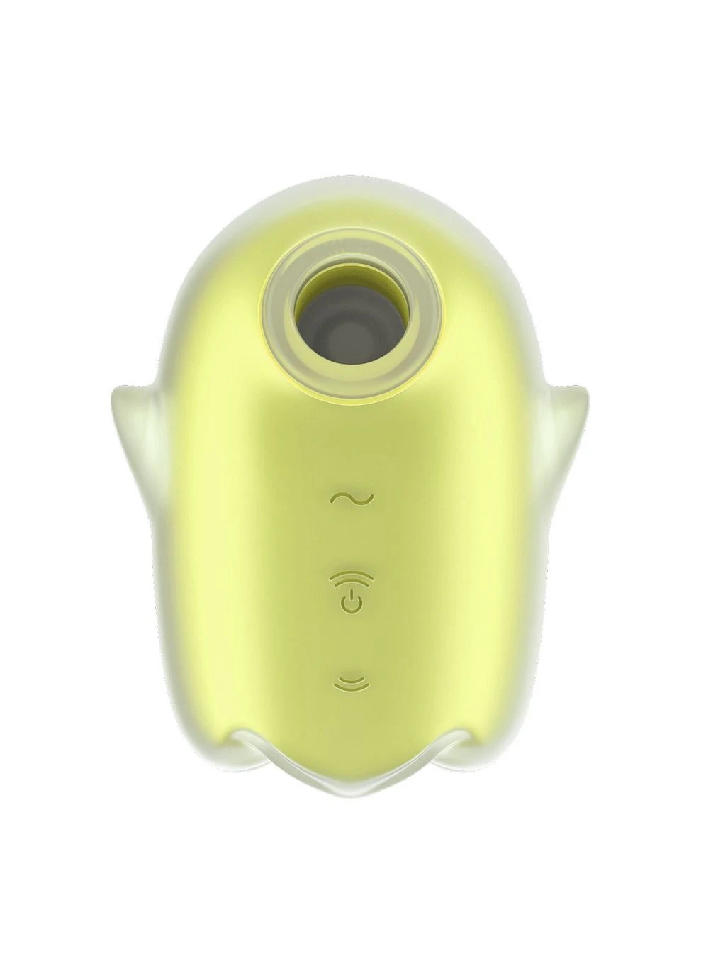 Вакуумный клиторальный стимулятор с вибрацией Glowing Ghost Yellow, светящийся в темноте - CherryLove Satisfyer (332209515)