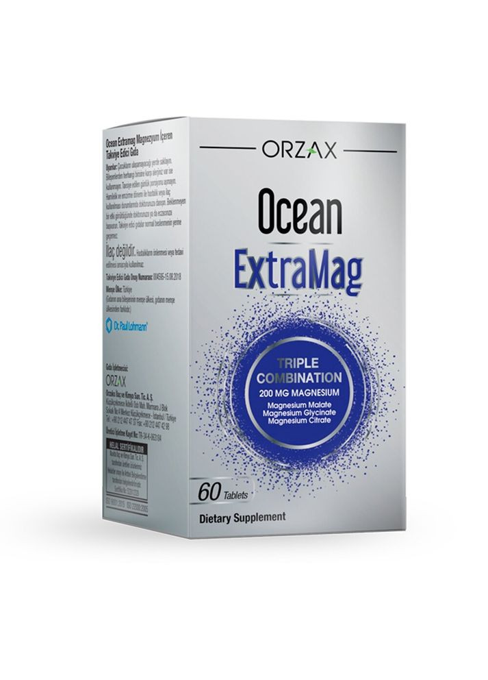 Витамины и минералы Ocean Extramag, 60 таблеток Orzax (322294909)