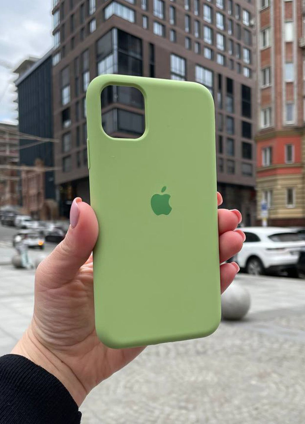 Чехол для iPhone 11 Pro Max зеленый Mint Gum Silicone Case силикон кейс No Brand (289754082)