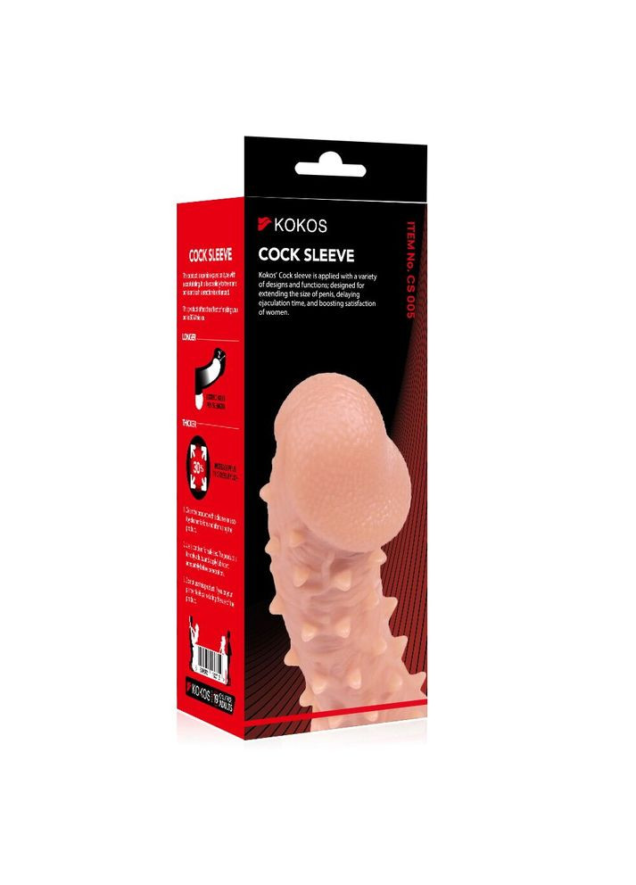 Насадка на член Cock Sleeve CS 005 L Kokos (335395091)