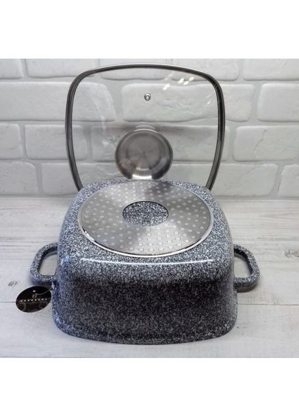 Каструля-казан із гранітним покриттям і кришкою 3.7 л. (EB-3972) Edenberg (368993387)