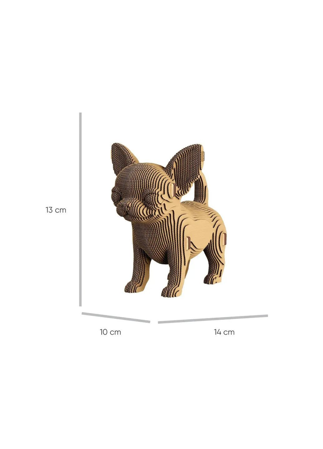 Картонний конструктор " 3D Puzzle CHIHUAHUA PUPPY" колір різнокольоровий ЦБ-00278678 Cartonic (365699761)